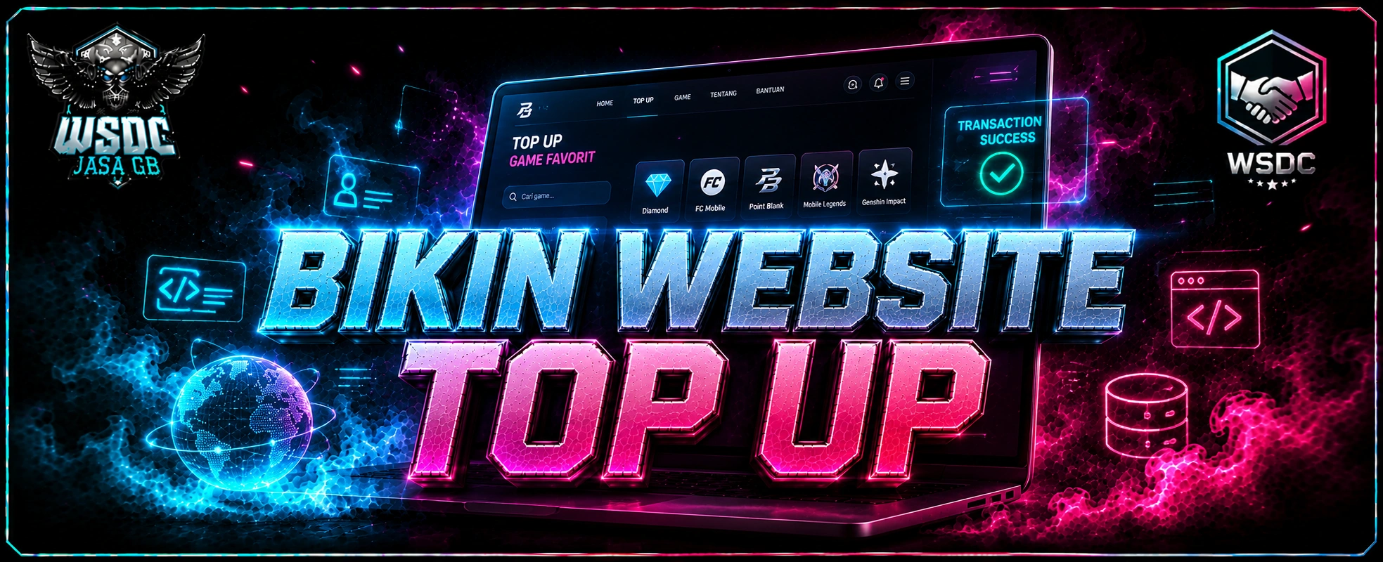 BIKIN WEBSITE TOP UP
